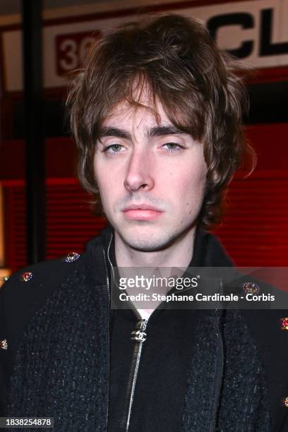 Gene Gallagher attends the CHANEL Metiers D'Art Show on December 07, 2023 in Manchester, England.