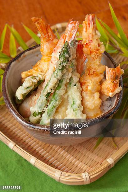 海老の天ぷら - 天ぷら ストックフォトと画像