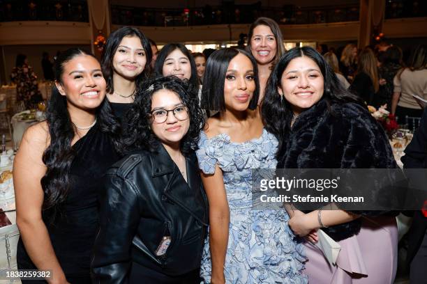 Alejandra Rodriguez, Kerry Washington, Linda Olivares, and guests attend The Hollywood Reporter's Women in Entertainment 2023 at The Beverly Hills...