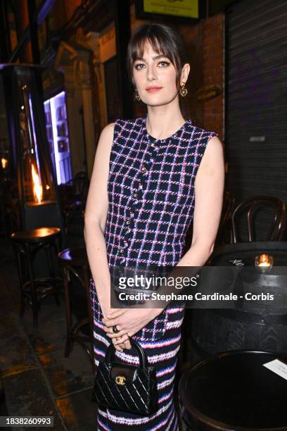 Millie Brady attends the CHANEL Metiers D'Art Show on December 07, 2023 in Manchester, England.
