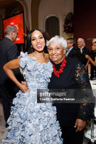 Kerry Washington and Valerie Washington attend The Hollywood Reporter's Women in Entertainment 2023 at The Beverly Hills Hotel on December 07, 2023...