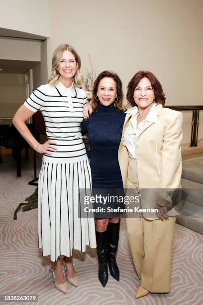 Erin Westerman, Beth Rabishaw, EVP & Publisher at THR and Sandra Stern, Vice Chairman, Lionsgate TV Group attend The Hollywood Reporter's Women in...