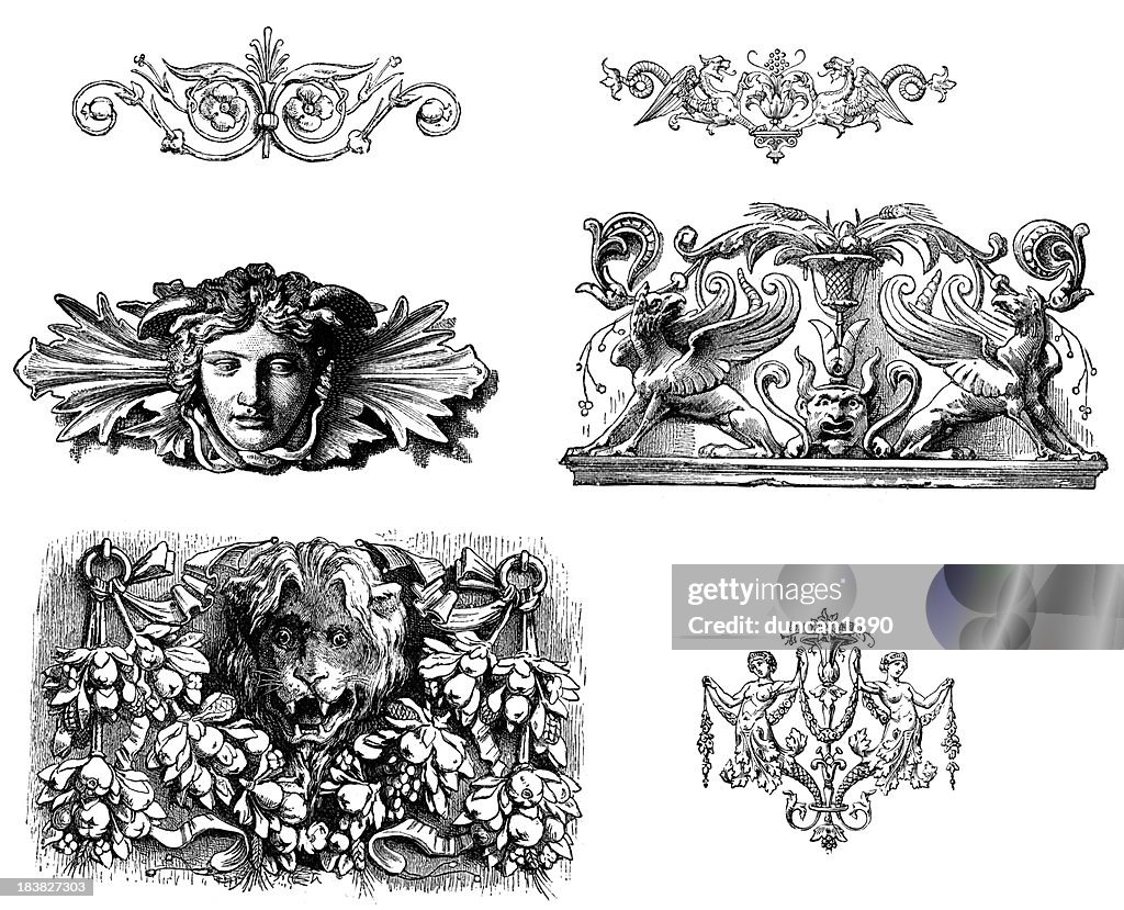 Classical Graphical Design Classical Design Elements High-Res Vector Graphic - Getty Images
