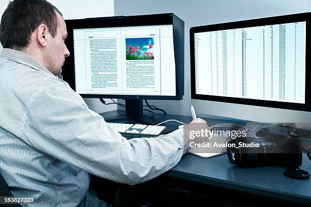 Typesetting Photo Computer Text Editor Photos and Premium High Res Pictures - Getty Images