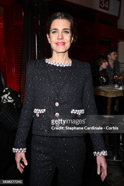 Charlotte Casiraghi attends the CHANEL Metiers D'Art Show on December 07, 2023 in Manchester, England.