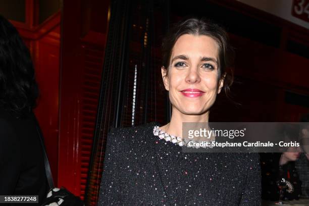 Charlotte Casiraghi attends the CHANEL Metiers D'Art Show on December 07, 2023 in Manchester, England.
