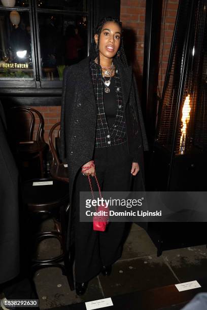 Victoria Jane attends the CHANEL Metiers D'Art Show on December 07, 2023 in Manchester, England.