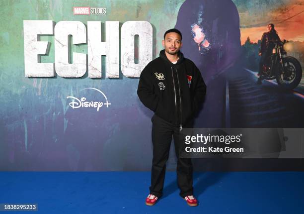 Liam MacDevitt attends the UK Special Screening of Marvel Studios', 'Echo', at The Cinema in The Power Station, Battersea Power Station on December...