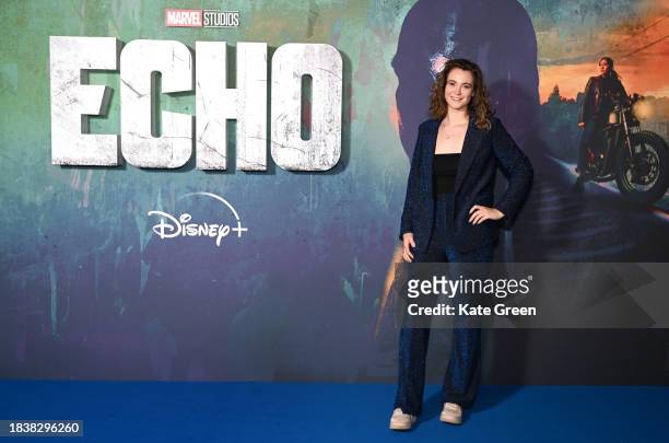 Tasha Stones attends the UK Special Screening of Marvel Studios', 'Echo', at The Cinema in The Power Station, Battersea Power Station on December 07,...