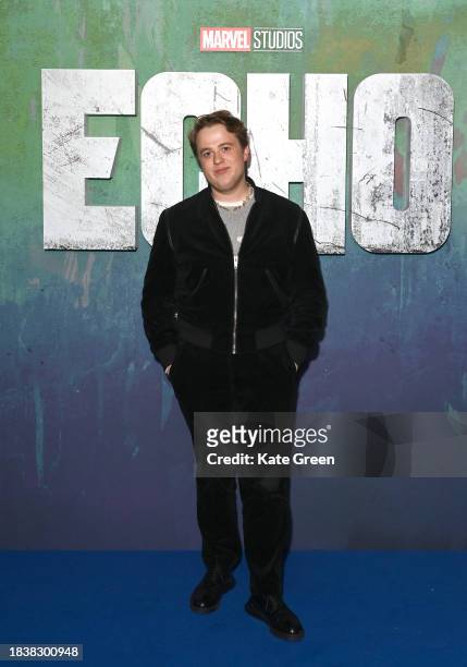 Henry Southan attends the UK Special Screening of Marvel Studios', 'Echo', at The Cinema in The Power Station, Battersea Power Station on December...