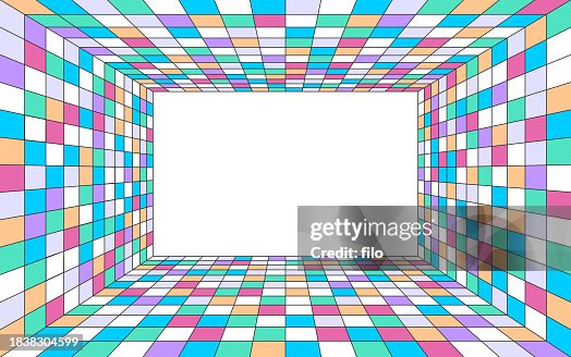 Color Depth Tunnel Virtual Reality Modern Background Color Depth Tunnel Virtual Reality Modern Background