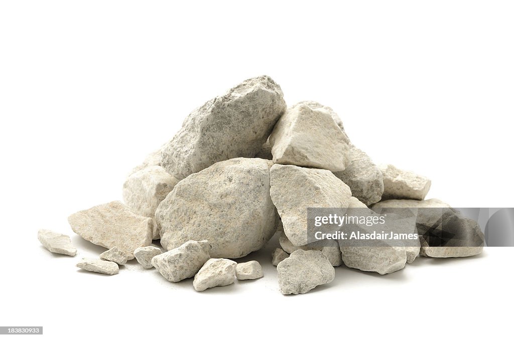 Limestone chippings