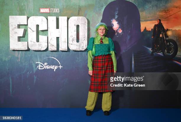 Ellen Harvey attends the UK Special Screening of Marvel Studios', 'Echo', at The Cinema in The Power Station, Battersea Power Station on December 07,...