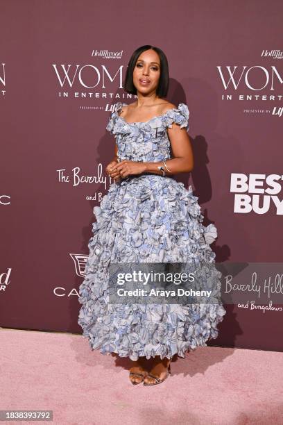 Kerry Washington attends The Hollywood Reporter's Women in Entertainment Gala at The Beverly Hills Hotel on December 07, 2023 in Beverly Hills,...