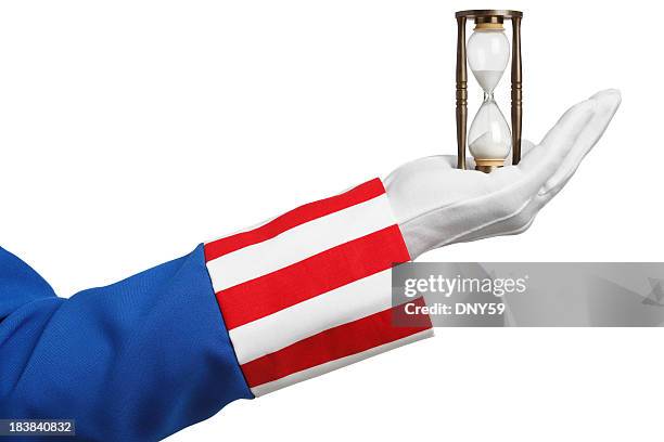 running out time - uncle sam stock pictures, royalty-free photos & images