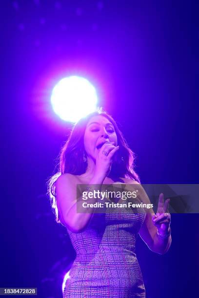 Elissar Zakaria El Khoury performing during the closing night party at the Red Sea International Film Festival 2023 on December 07, 2023 in Jeddah,...