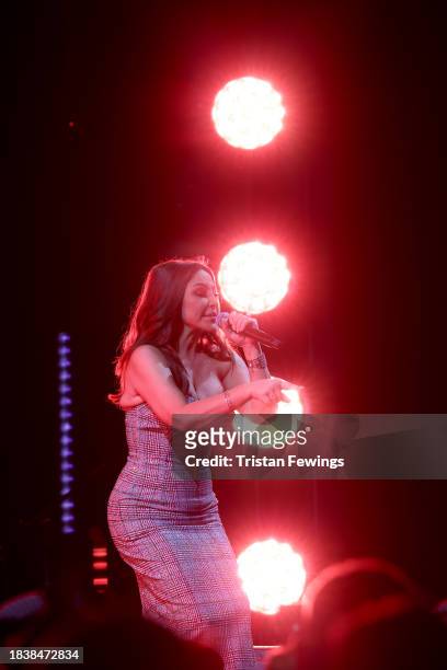 Elissar Zakaria El Khoury performing during the closing night party at the Red Sea International Film Festival 2023 on December 07, 2023 in Jeddah,...