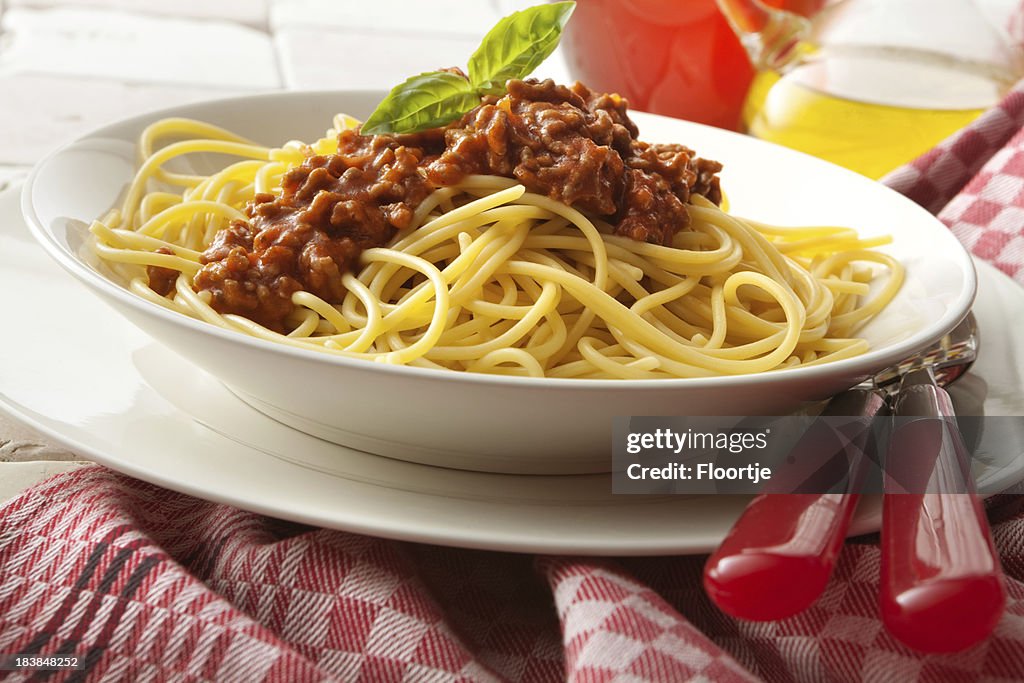 Italienische Fotos: Spaghetti Bolognese