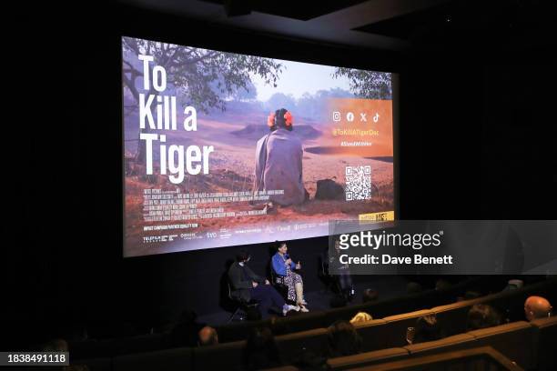 Generic view during a special screening of Notice Picture's "To Kill a Tiger" on December 07, 2023 in London, England.