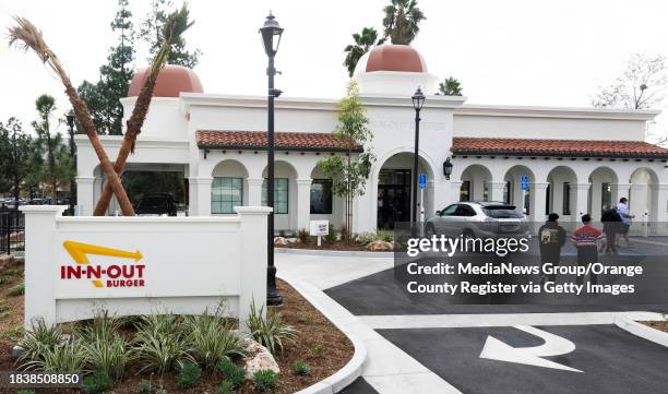 December 07: In-N-Out Burgers new location on Del Obispo St. In San Juan Capistrano, CA features a Mission Revival style that includes domes and...