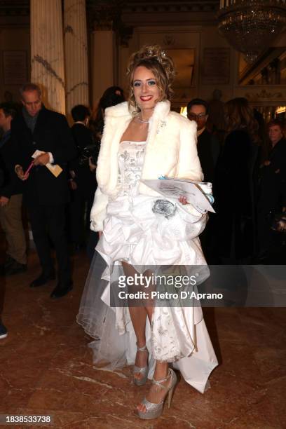 Gueat attends the 2023/2024 Season Inauguration at Teatro Alla Scala on December 07, 2023 in Milan, Italy.