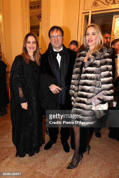 Guest attend the 2023/2024 Season Inauguration at Teatro Alla Scala on December 07, 2023 in Milan, Italy.