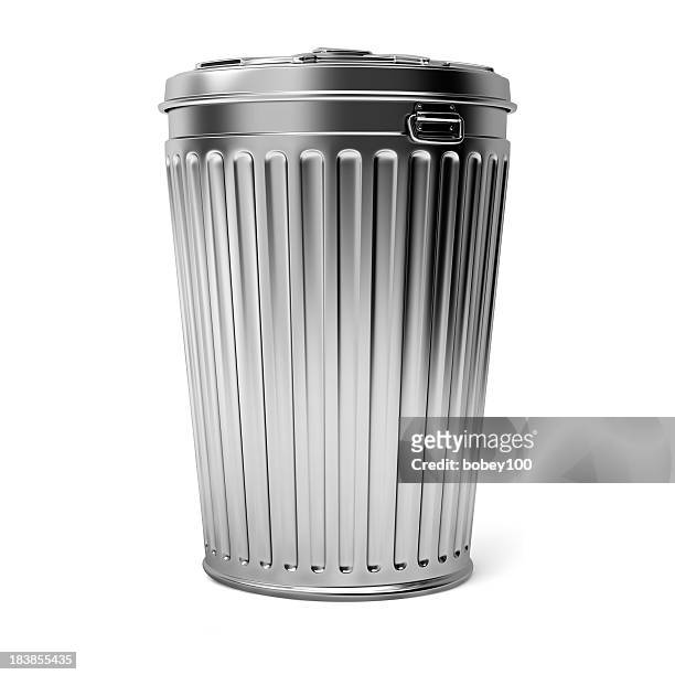trash can - garbage can stock pictures, royalty-free photos & images