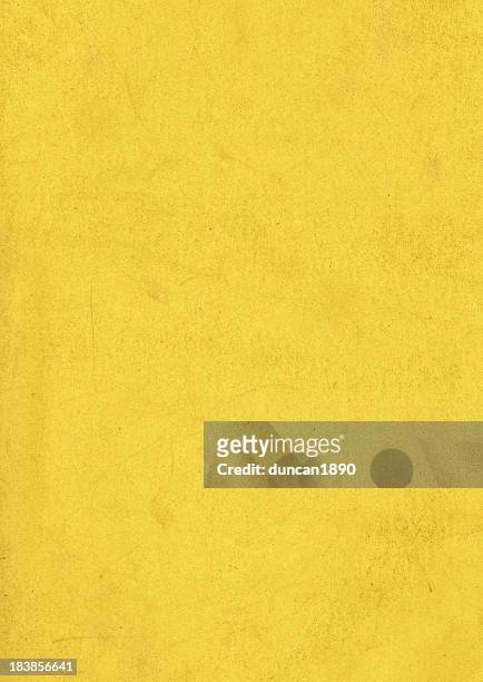 dirty yellow paper texture - yellow texture stock pictures, royalty-free photos & images