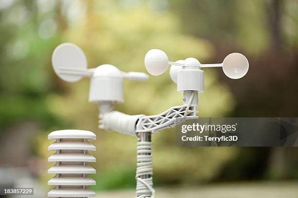 personal weather station for backyard meteorologist - meter instrument of measurement stock pictures, royalty-free photos & images