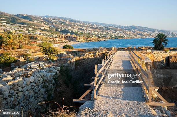 byblos, lebanon - byblos stockfoto's en -beelden