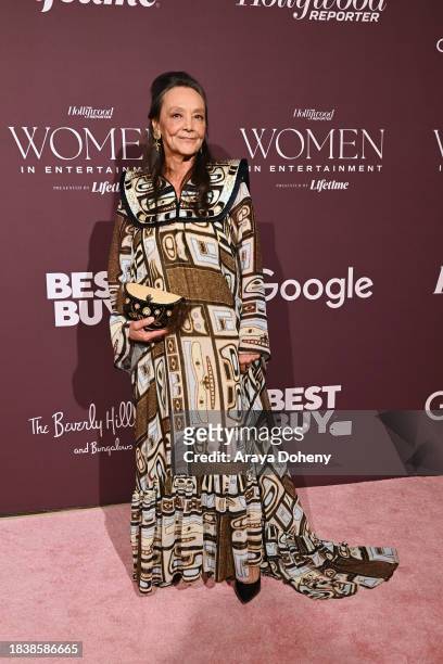 Tantoo Cardinal attends The Hollywood Reporter's Women in Entertainment Gala at The Beverly Hills Hotel on December 07, 2023 in Beverly Hills,...