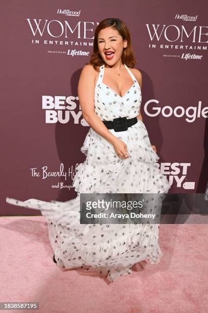 Annie Gonzalez attends The Hollywood Reporter's Women in Entertainment Gala at The Beverly Hills Hotel on December 07, 2023 in Beverly Hills,...