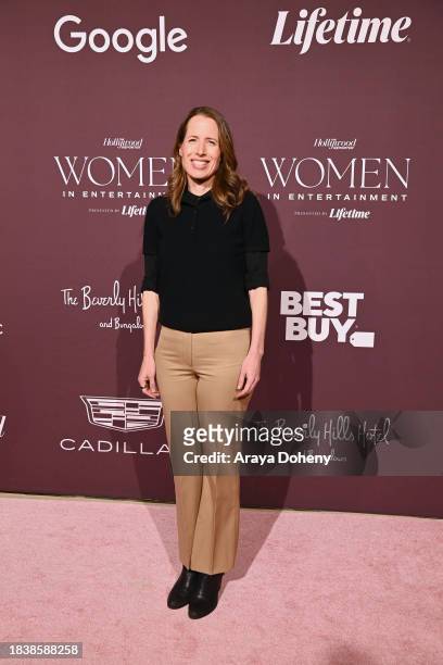 Kristin Gore attends The Hollywood Reporter's Women in Entertainment Gala at The Beverly Hills Hotel on December 07, 2023 in Beverly Hills,...