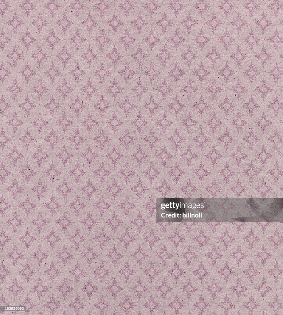 Descolorido rosa con adorno de papel
