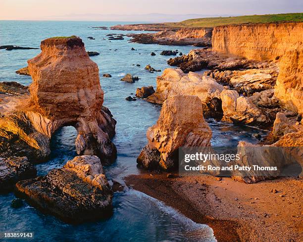 california's rugged montana de oro (p) - san luis obispo california stock pictures, royalty-free photos & images