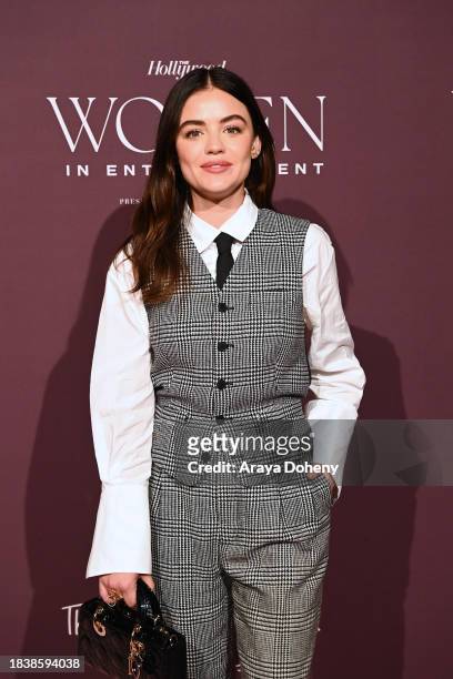 Lucy Hale attends The Hollywood Reporter's Women in Entertainment Gala at The Beverly Hills Hotel on December 07, 2023 in Beverly Hills, California.