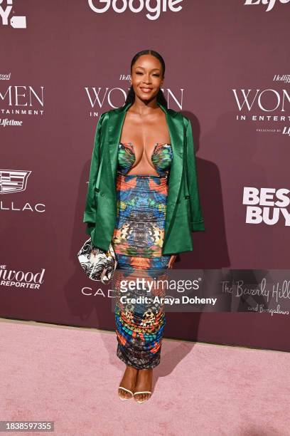Yaya DaCosta attends The Hollywood Reporter's Women in Entertainment Gala at The Beverly Hills Hotel on December 07, 2023 in Beverly Hills,...