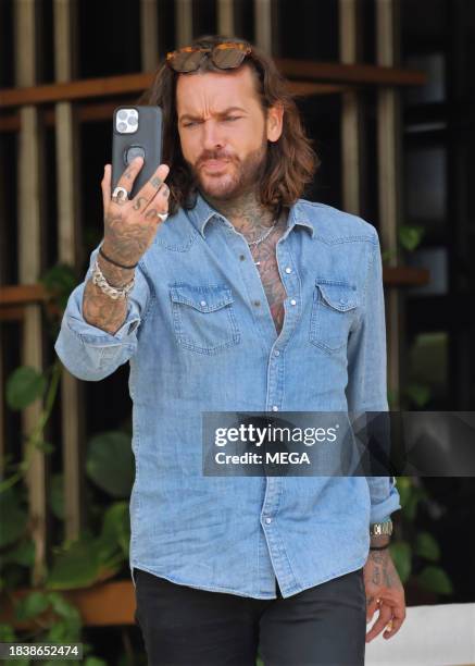 Pete Wicks is seen out and about on December 10, 2023 in Gold Coast, Australia.