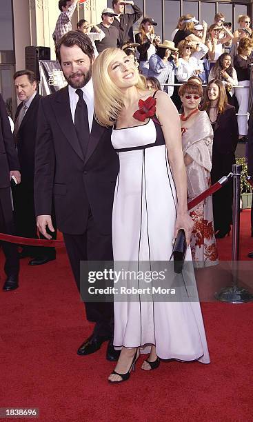 Actor Matthew Broderick and wife actress Sarah Jessica Parker attend the 9th Annual Screen Actors Guild Awards at the Shrine Auditorium on March 9,...