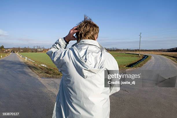 thinking - touching hair stock pictures, royalty-free photos & images