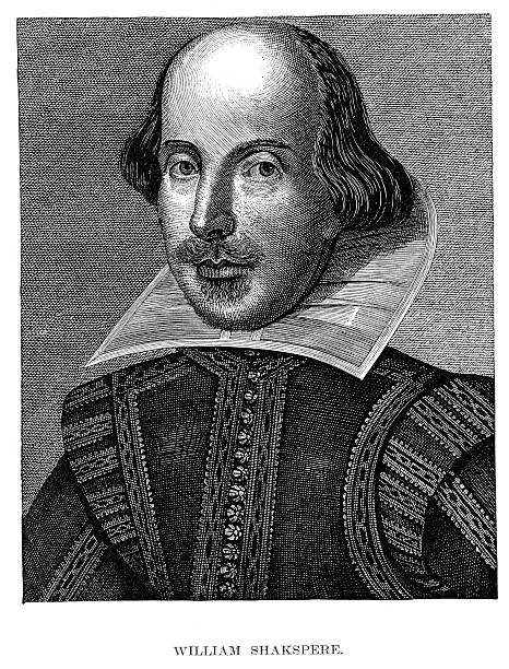 william shakespeare - shakespeare stock illustrations