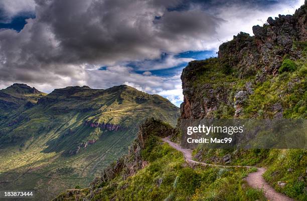 inca - camino del inca fotografías e imágenes de stock