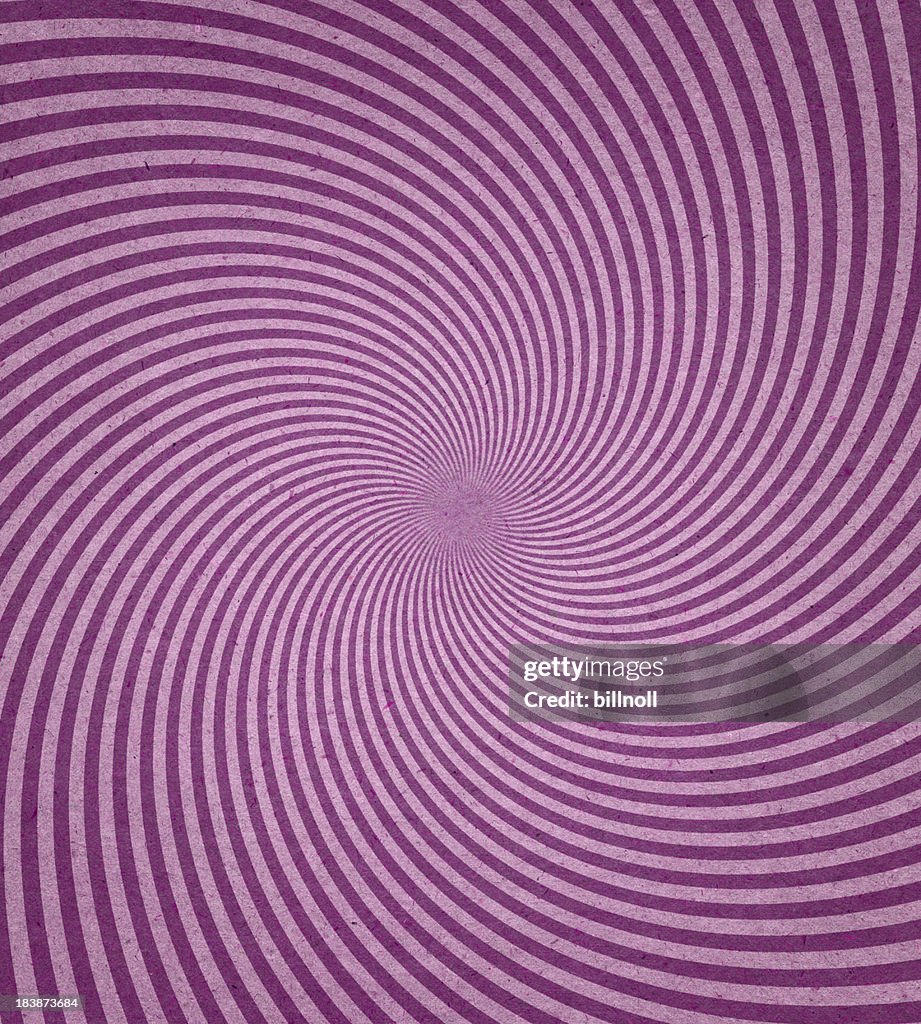 Textured paper with spiral pattern