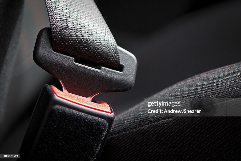 Ceinture de sécurité dans une voiture