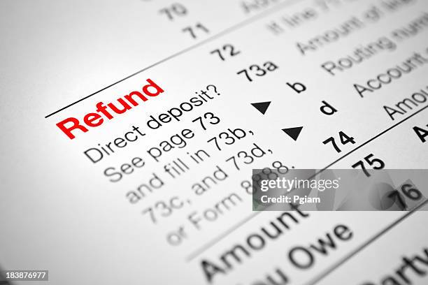 financial irs tax return forms - tax scrutiny stock pictures, royalty-free photos & images