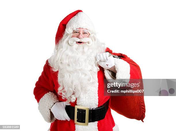 santa claus - santa beard stock pictures, royalty-free photos & images