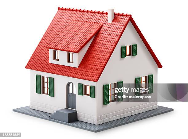 house - 3d model stock pictures, royalty-free photos & images