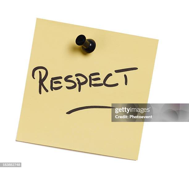 Respect Word Photos and Premium High Res Pictures - Getty Images