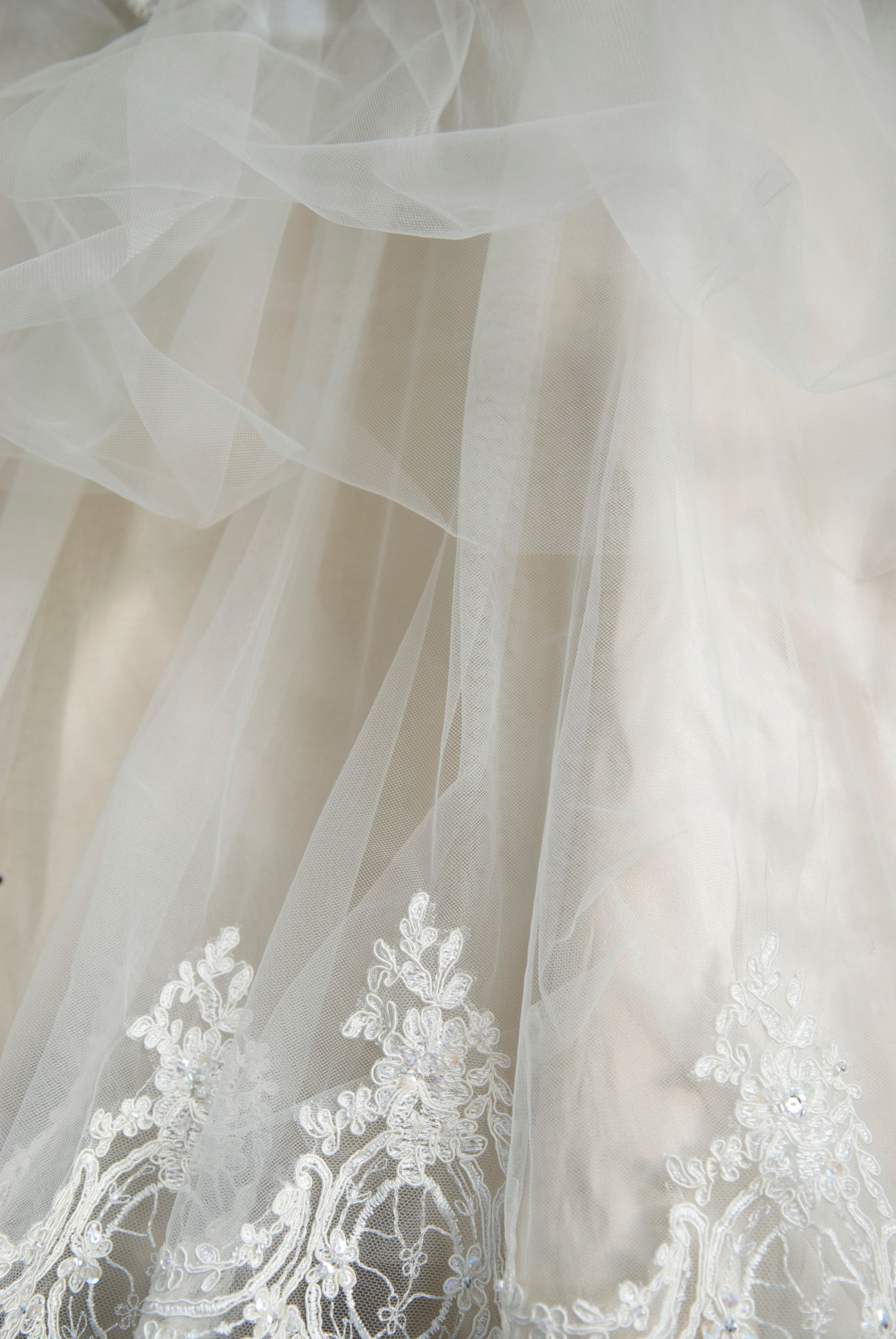 bridal gown details