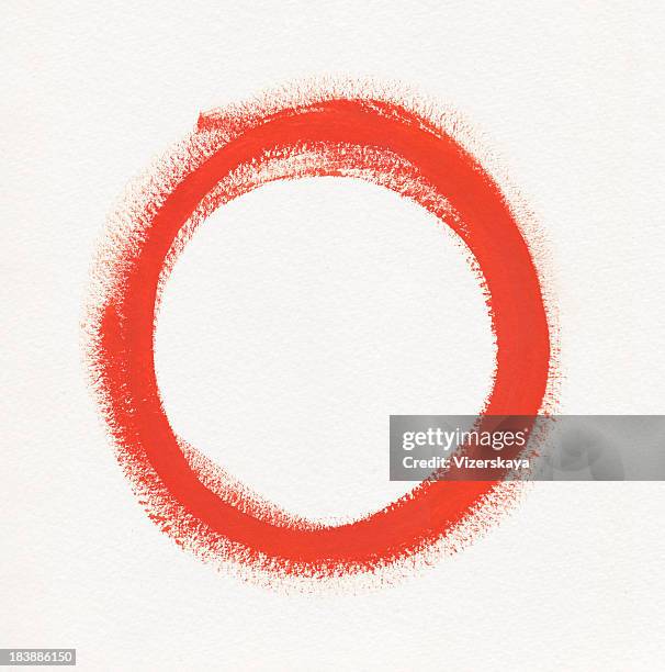 Red Rings Vector Painted Red Ring High-Res Vector Graphic - Getty Images
